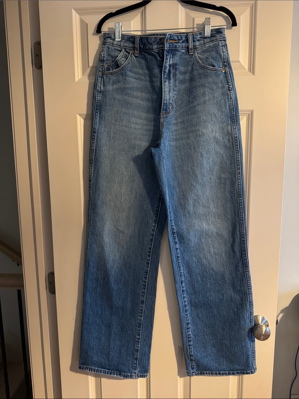 ROLLA'S womens Straight Jeans in Light Blue Wash